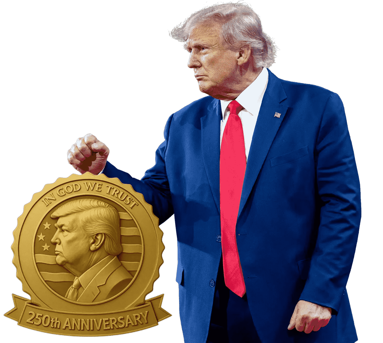 Trump Golden Badges